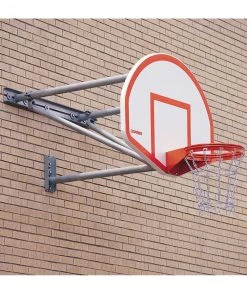 Wall And Mount Basketball Goal System Porter Outdoor Wall Mount System