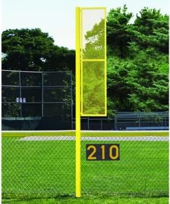 JayPro Foul Poles 12' High Baseball/Softball Foul Pole -Semi Perm (Pair)