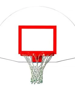 Steel And Aluminum Backboards Gared Durable Fan-Shape Marked Steel Basketball Backboard