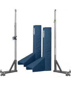 Porter Powr Line T-Base Standards With Pads Volleyball End Standards
