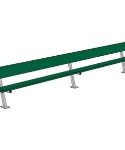 JayPro 15' Player Bench W/Seat Back (Surface Mount) 22 JayPro 15' Player Bench W/Seat Back (Surface Mount)