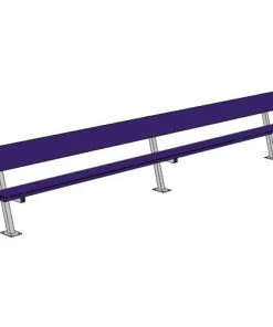 JayPro 15' Player Bench W/Seat Back (Surface Mount) 28 JayPro 15' Player Bench W/Seat Back (Surface Mount)