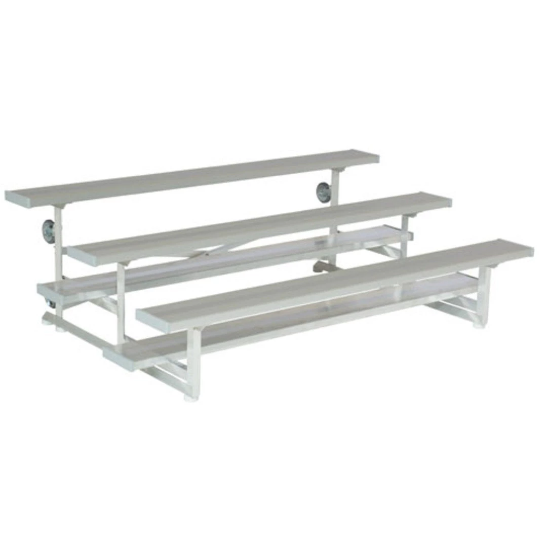Athletic Connection 2-4 Row Portable Tip N' Roll Aluminum Bleachers 3 Athletic Connection 2-4 Row Portable Tip N' Roll Aluminum Bleachers