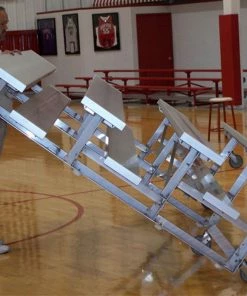 Athletic Connection 2-4 Row Portable Tip N' Roll Aluminum Bleachers 9 Athletic Connection 2-4 Row Portable Tip N' Roll Aluminum Bleachers