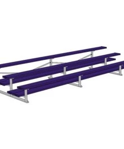 JayPro 3 Row 15' All Aluminum Preferred Bleacher Bleachers