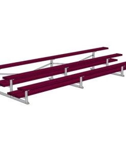 JayPro 3 Row 15' All Aluminum Preferred Bleacher Bleachers