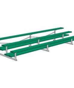 JayPro 3 Row 15' All Aluminum Preferred Bleacher Bleachers