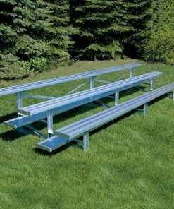 JayPro 3 Row 15' Outdoor Standard Aluminum Bleacher