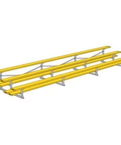 JayPro 3 Row 21' All Aluminum Preferred Bleacher