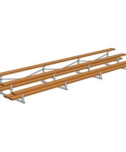 JayPro 3 Row 21' All Aluminum Preferred Bleacher