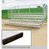 Athletic Connection 4 Or 5 Row Preferred Aluminum Bleachers With Safety Fencing