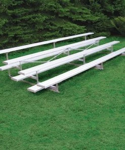 JayPro 4 Row 21' Outdoor Standard Aluminum Bleacher Bleachers