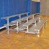 JayPro Bleachers 4 Row 21' Tip & Roll Preferred Portable Aluminum Bleacher