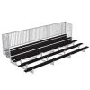 JayPro 5 Row 15' - 27' Enclosed Aluminum Bleacher W/ Guard Rail