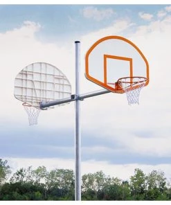 Porter Single Vertical Post Basketball System With 4' Extension