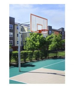 Porter Double Vertical Post Basketball Systems With 6' Extension