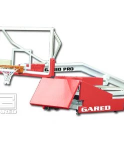 Portable Basketball Goal System Gared Pro S Spring-Lift Portable Basketball Backstop, 10' 8
