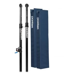 Porter Volleyball End Standards Powr Carbon II End Standards With Pads