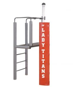 Bison Inc. Volleyball Referee Platforms Bison Beach Volleyball Official’s Platform With Padding