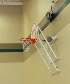 Gared Corner Mount Fold-Up Wall Mount Package With Steel Board, 9' - 12' Length