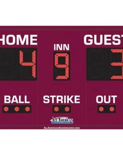 Athletic Connection Scoreboards Everbrite Baseball Scoreboard 4 X 6