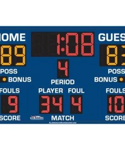 Athletic Connection Scoreboards Everbrite Multi-Sport Scoreboard 5' X 8'