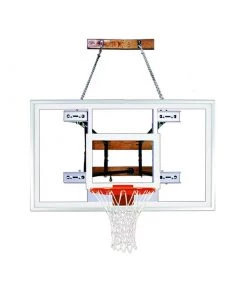 Wall And Mount Basketball Goal System First Team FoldaMount82™ Folding Wall Mount Basketball Goal