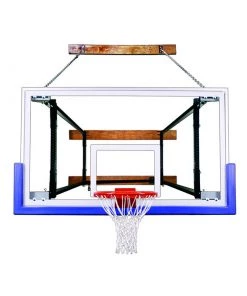 Wall And Mount Basketball Goal System First Team FoldaMount82™ Folding Wall Mount Basketball Goal