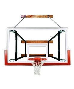 Wall And Mount Basketball Goal System First Team FoldaMount82™ Folding Wall Mount Basketball Goal