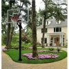 Adjustable In-Ground Basketball Goal System Gared Varsity Jam Adjustable Basketball Hoop With Glass Board