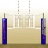 Bison Inc. Bison Magic Self-Storing Volleyball System Volleyball Portable Net Systems