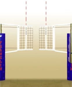 Bison Inc. Bison Magic Self-Storing Volleyball System Volleyball Portable Net Systems