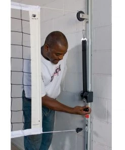 Bison Inc. Bison Match Point Post Or Wall Mounted Volleyball System