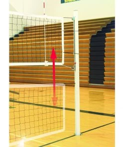 Bison Inc. Volleyball Competition Net Systems Bison Match Point Aluminum System