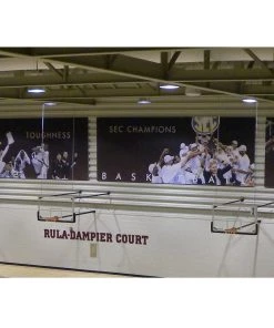 Gared Direct Mount Stationary Wall Mount Package With Glass Board, 2' - 3' Length Wall And Mount Basketball Goal System