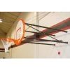 Gared Corner Mount Side-Fold Wall Mount Package With Steel Board, 9' - 12' Length Wall And Mount Basketball Goal System