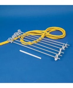 Bison Inc. Bison Premium Outdoor Volleyball Boundary Kit Volleyball Net & Court Equipment