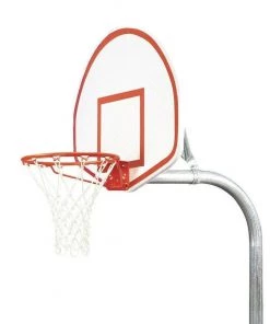 Bison Inc. Bison 3-1/2″ Tough Duty Aluminum Fan Playground Basketball Hoop
