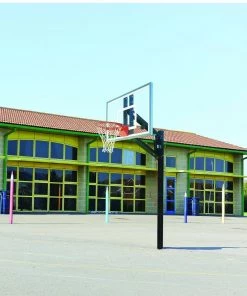 Bison Inc. Bison 36″ X 54″ ZipCrank Adjustable Outdoor Basketball Hoop