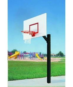 Bison Inc. Bison 42″ X 60″ Ultimate Jr. Steel Playground Fixed Height Basketball Hoop