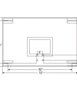Bison 48″ X 72″ Unbreakable Tall Glass Backboard BA48XL Specialty Tempered Glass Backboards 7 Bison 48″ X 72″ Unbreakable Tall Glass Backboard BA48XL Specialty Tempered Glass Backboards