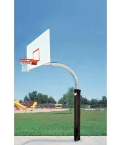 Bison Inc. Bison 5-9/16″ Mega Duty 42″ X 72″ Steel Basketball Hoop Fixed Height In-Ground Basketball Goal System