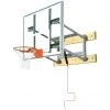 Bison Inc. Bison Adjustable Glass Wall Mounted Basketball Hoop Wall And Mount Basketball Goal System