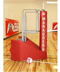 Bison Inc. Bison Arena JR Freestanding Portable System Volleyball Recreational Net Systems