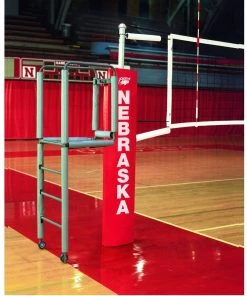 Bison Inc. Bison Centerline Elite Aluminum System Volleyball Portable Net Systems