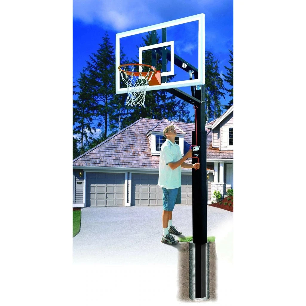 Bison Inc. Bison Four Seasons ZipCrank 5″ Adjustable Basketball Hoop 3 Bison Inc. Bison Four Seasons ZipCrank 5″ Adjustable Basketball Hoop