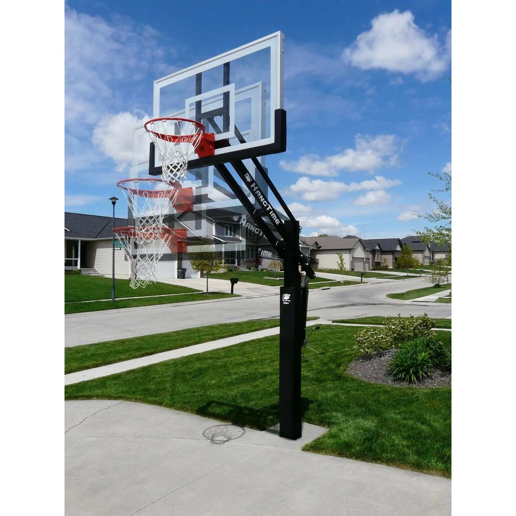 Bison Inc. Bison HangTime 6″ Adjustable In-Ground Basketball Hoop Adjustable In-Ground Basketball Goal System 4 Bison Inc. Bison HangTime 6″ Adjustable In-Ground Basketball Hoop Adjustable In-Ground Basketball Goal System