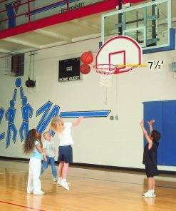 Bison Inc. 6-In-1 Easy Up Youth Mini Goal Youth Basketball Training Goal System