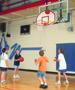 Bison Inc. 6-In-1 Easy Up Youth Mini Goal Youth Basketball Training Goal System