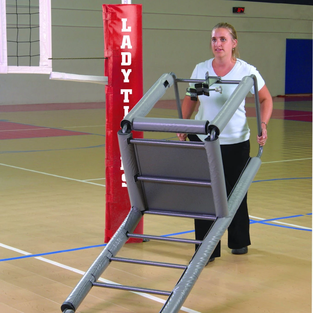 Bison Inc. Adjustable Height Clamp-on Volleyball Officials Platform With Padding 3 Bison Inc. Adjustable Height Clamp-on Volleyball Officials Platform With Padding